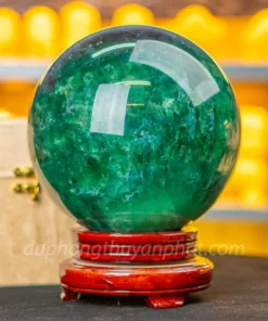 Quả Cầu Thạch Anh Xanh - Fluorite Xanh 10.82kg - 18cm - M227229