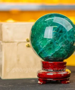 Quả Cầu Thạch Anh Xanh - Fluorite Xanh - 3.37kg - 12.5cm - M227223