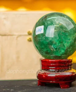 Quả Cầu Thạch Anh Xanh - Fluorite Xanh - 1.77kg - 10cm - M227226