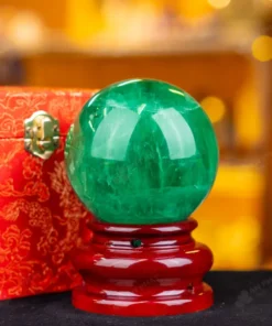 Quả Cầu Thạch Anh Xanh - Fluorite Xanh - 1,24kg - M1879124