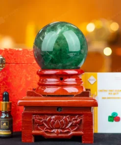Quả Cầu Thạch Anh Xanh - Fluorite Xanh - 1,41kg - M1879141