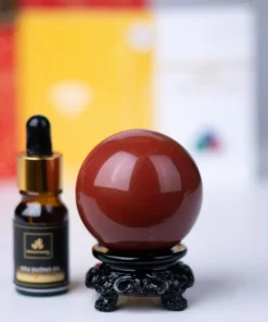 Quả Cầu Ngọc Bích Đỏ - 0,23kg - M2734023