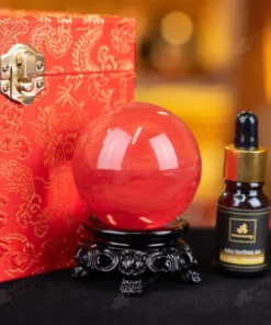 Quả Cầu Đá Núi Lửa Đỏ - 0,26kg - M2157026