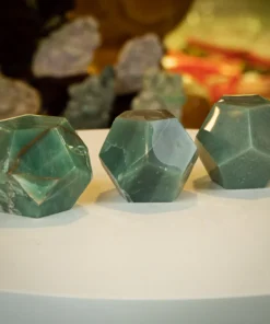 Quả Cầu Đa Giác, Quả Cầu 12 Mặt Thạch Anh Xanh - M1503