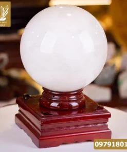 Quả Cầu Thạch Anh Trắng 26kg - Quà Tặng Phong Thủy, Quà tặng Sếp - M060626
