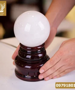 Quả Cầu Thạch Anh Trắng 1,83kg, Quà Tặng Phong Thủy - M06064