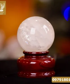 Quả Cầu Thạch Anh Trắng 0,84kg - M0387