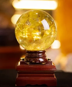 Quả Cầu Thạch Anh Vàng VIP 4kg - M0652