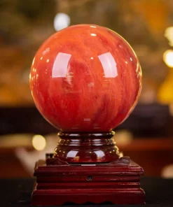 Quả Cầu Đá Núi Lửa Đỏ | Đá Obsidian Đỏ 10,2kg - M03462