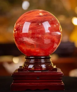 Quả Cầu Đá Núi Lửa Đỏ | Đá Obsidian Đỏ 8,1kg - M03463