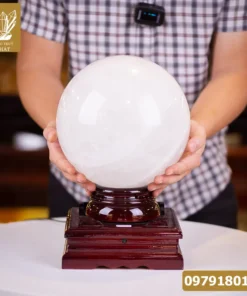Quả Cầu Thạch Anh Trắng 15,52kg - Quà Tặng Phong Thủy - M06062