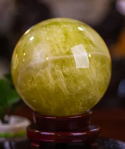 Quả Cầu Phong Thuỷ Thạch Anh Vàng 9,55kg - M21264