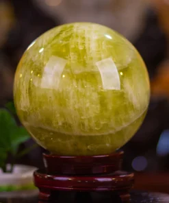 Quả Cầu Phong Thuỷ Thạch Anh Vàng 6,38kg - M21265