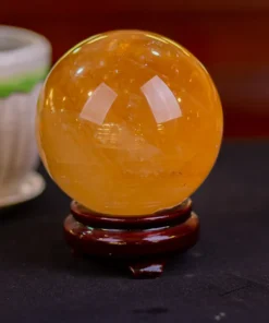 Quả Cầu Phong Thuỷ Canxit Vàng 1.67kg - M16605