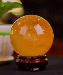 Quả Cầu Phong Thuỷ Canxit Vàng 1.67kg - M16605