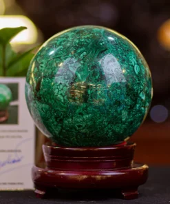 Quả Cầu Phong Thuỷ Đá Lông Công 4.5kg - M23419