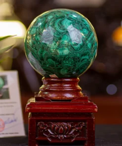 Quả Cầu Phong Thuỷ Đá Lông Công 3.33kg - M234111