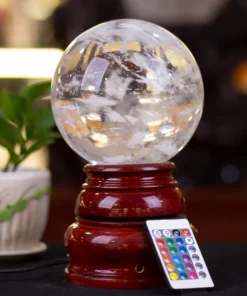 Quả Cầu Phong Thủy Màu Trắng | Đá Núi Lửa Trắng 4.8kg - M21634