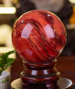 Quả Cầu Đá Núi Lửa Đỏ | Đá Obsidian Đỏ 13.5kg - M03465