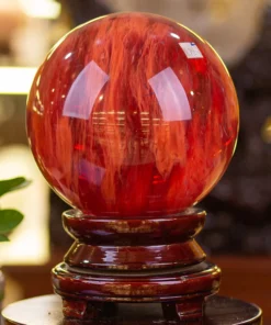 Quả Cầu Đá Núi Lửa Đỏ | Đá Obsidian Đỏ 10.6kg - M03466