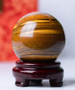 Quả Cầu Phong Thủy Đá Mắt Hổ - 0,82kg - M0390082