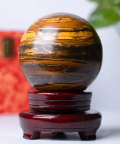 Quả Cầu Phong Thủy Đá Mắt Hổ - 2,34kg - M0390234