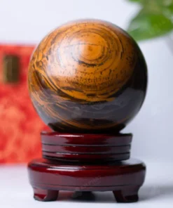 Quả Cầu Phong Thủy Đá Mắt Hổ - 2,34kg - M0390234