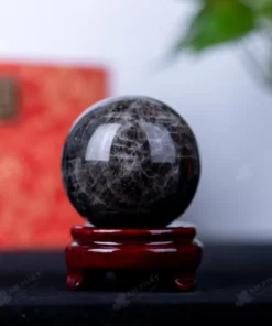 Quả Cầu Phong Thủy Đá Thạch Anh Đen - 0,67kg - M2602067