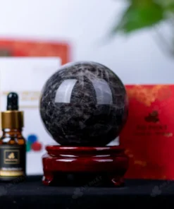Quả Cầu Phong Thủy Đá Thạch Anh Đen - 0,67kg - M2602067