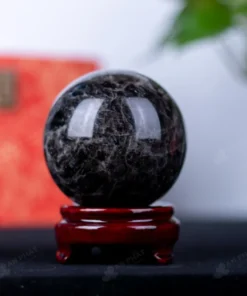 Quả Cầu Phong Thủy Đá Thạch Anh Đen - 0,96kg - M2602096