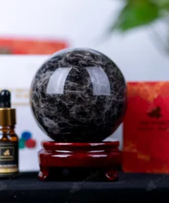 Quả Cầu Phong Thủy Đá Thạch Anh Đen - 0,96kg - M2602096