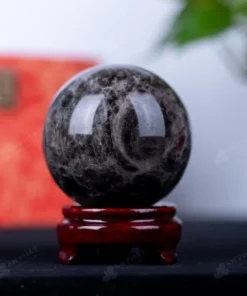 Quả Cầu Phong Thủy Đá Thạch Anh Đen - 1,07kg - M2602107