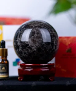 Quả Cầu Phong Thủy Đá Thạch Anh Đen - 1,07kg - M2602107