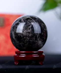 Quả Cầu Phong Thủy Đá Thạch Anh Đen - 1,14kg - M2602114
