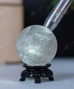 Quả Cầu Phong Thủy Đá Thạch Anh Trắng 2A - 0,55kg - M0387055