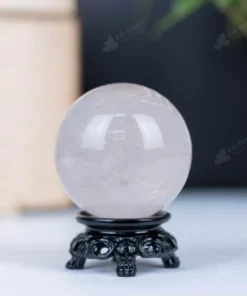 Quả Cầu Phong Thủy Đá Thạch Anh Trắng 2A - 0,55kg - M0387055