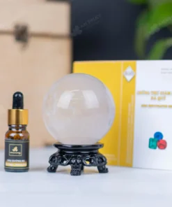 Quả Cầu Phong Thủy Đá Thạch Anh Trắng 2A - 0,55kg - M0387055