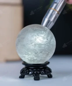 Quả Cầu Phong Thủy Đá Thạch Anh Trắng 2A - 0,55kg - M0387055