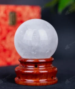 Quả Cầu Phong Thủy Đá Thạch Anh Trắng - 0,84Kg - M0606084