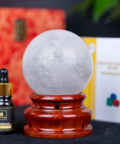 Quả Cầu Phong Thủy Đá Thạch Anh Trắng - 0,87Kg - M0606087
