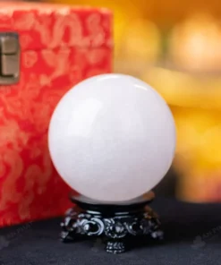 Quả Cầu Phong Thủy Đá Thạch Anh Trắng - 0,91Kg - M0606091