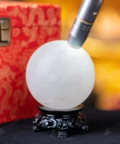 Quả Cầu Phong Thủy Đá Thạch Anh Trắng - 0,91Kg - M0606091