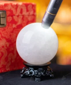 Quả Cầu Phong Thủy Đá Thạch Anh Trắng - 1Kg - M06061