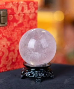 Quả Cầu Phong Thủy Đá Thạch Anh Trắng - 0,67Kg - M2608067