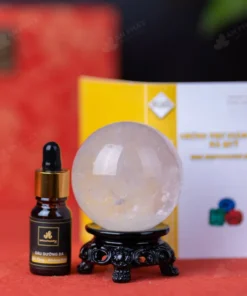 Quả Cầu Phong Thủy Đá Thạch Anh Trắng - 0,42Kg - M2824042