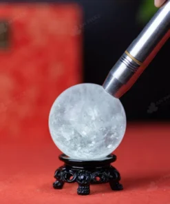 Quả Cầu Phong Thủy Đá Thạch Anh Trắng - 0,42Kg - M2824042