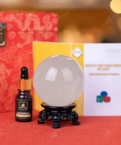 Quả Cầu Phong Thủy Đá Thạch Anh Trắng - 0,56Kg - M2824056