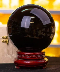 Quả Cầu Đá Nùi Lửa Đen | Đá Obsidian Đen 8,5kg - M21928