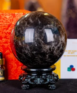 Quả Cầu Phong Thủy Đá Thạch Anh Đen - 4,4kg - M038344