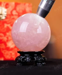 Quả Cầu Phong Thủy Đá Thạch Anh Hồng - 0,51kg - M1479051